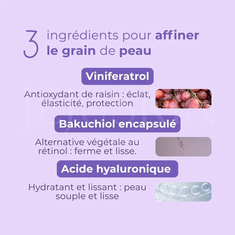 By Juccy - Ampoule raffermissante anti-âge Vinoberry au Bakuchiol - 30ml