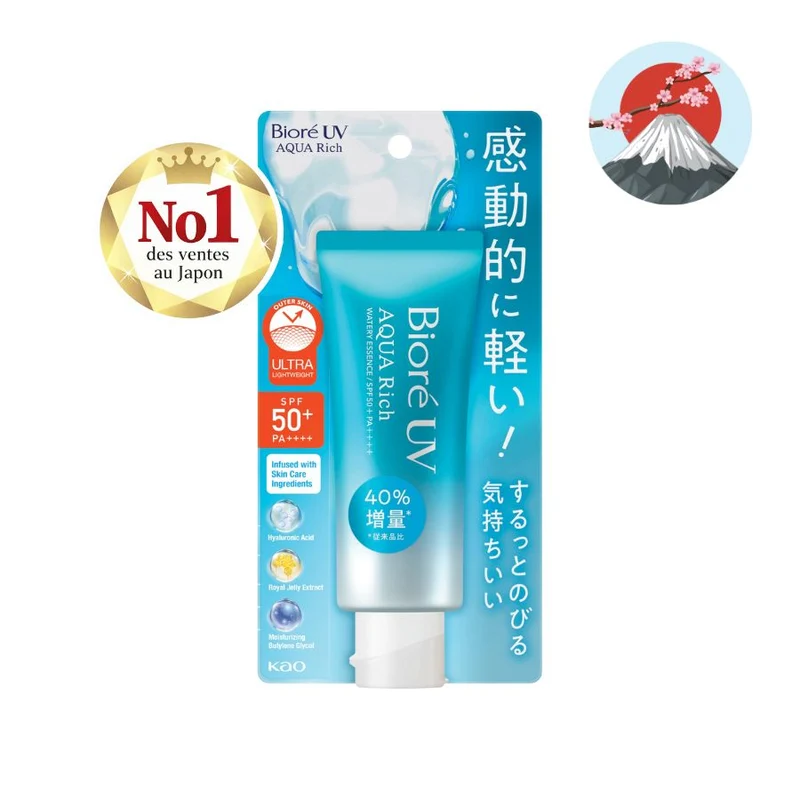 Bioré - Essence solaire UV Aqua Rich Watery SPF 50+ - 70g