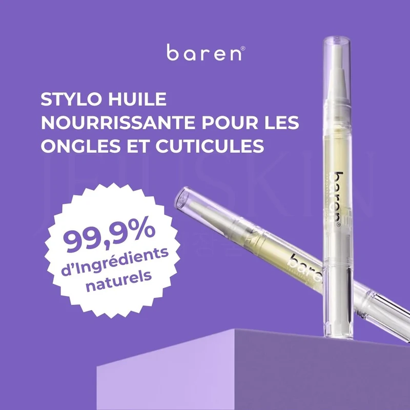 Baren - Stylo huile nourrissante pour les ongles et cuticules - 2ml