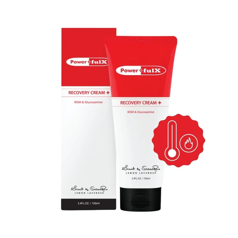 PowerfulX - Crème de massage chauffante - Recovery - 100ml