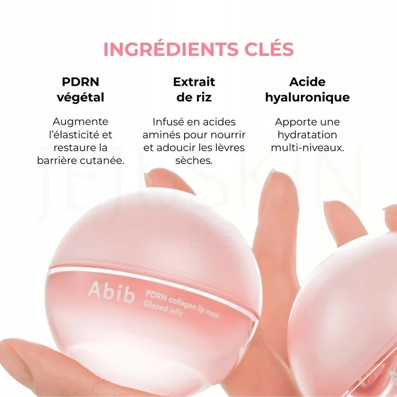 Abib - Baume pour les lèvres repulpant au collagène PDRN, effet glossy - 11g