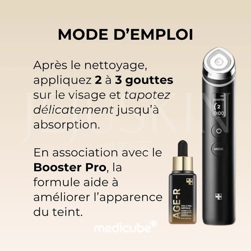 Medicube - Ampoule Age-R à la vitamine C - 20ml
