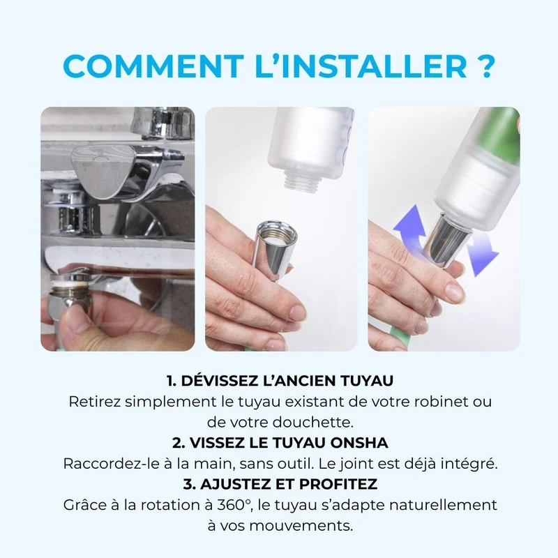 Sullab - Tuyau de douche Onsha