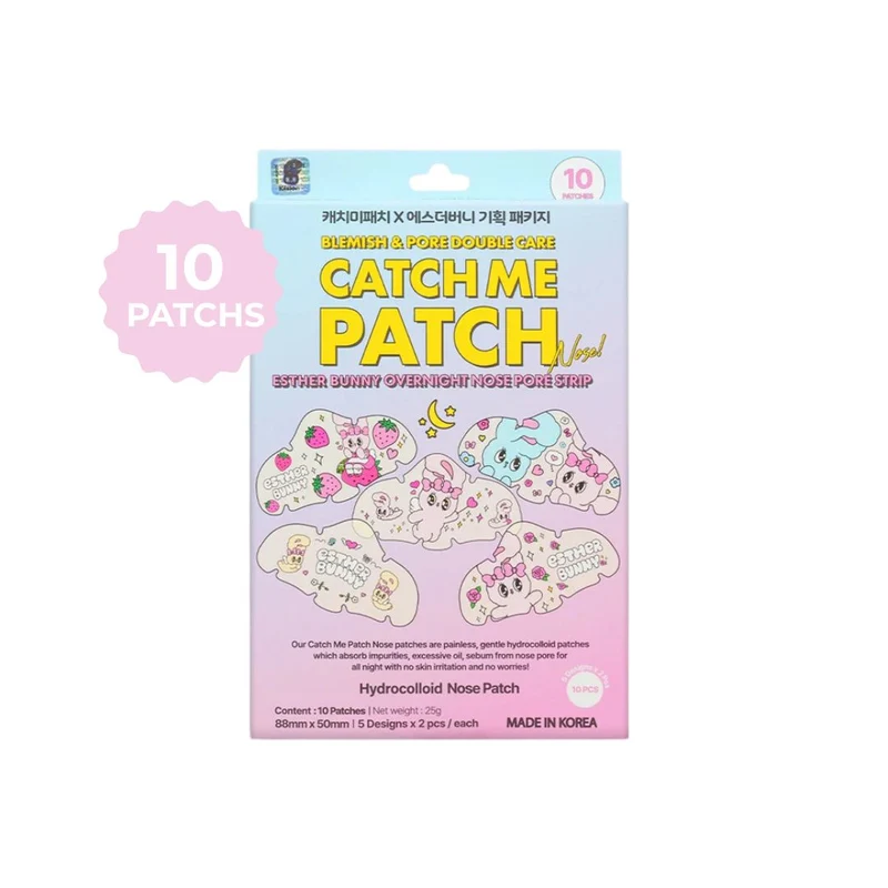 Catch Me Patch - Patchs anti-imperfections pour le nez édition Esther Bunny - 10 patchs