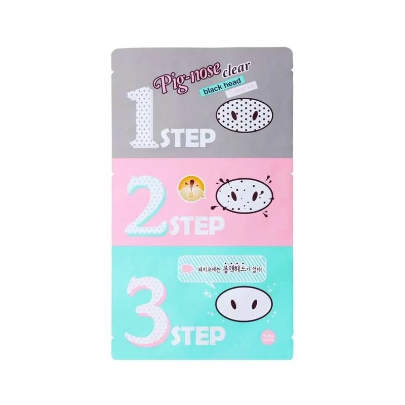 Holika Holika - Patchs anti-points noirs pour le nez en 3 étapes