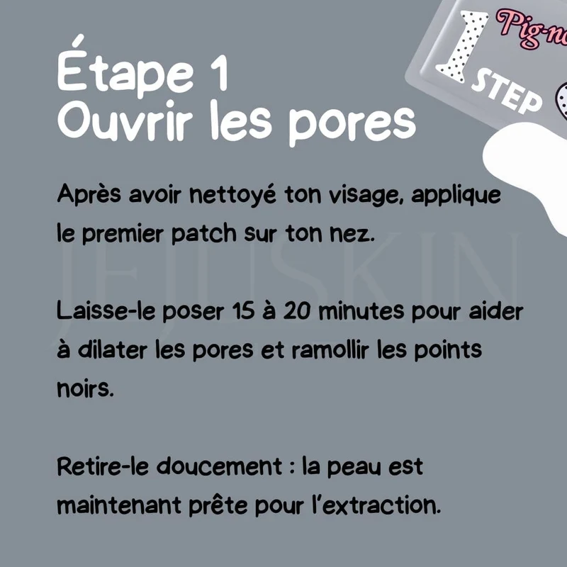 Holika Holika - Patchs anti-points noirs pour le nez en 3 étapes