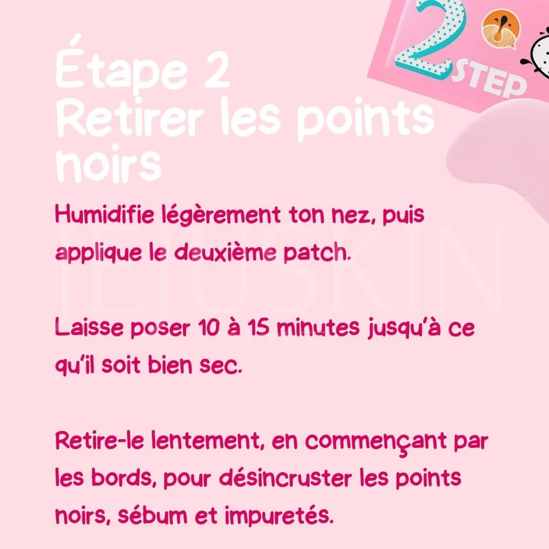 Holika Holika - Patchs anti-points noirs pour le nez en 3 étapes