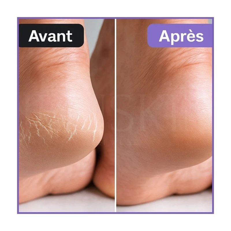 Baren - Patchs de nuit réparateurs pour les talons au beurre de karité