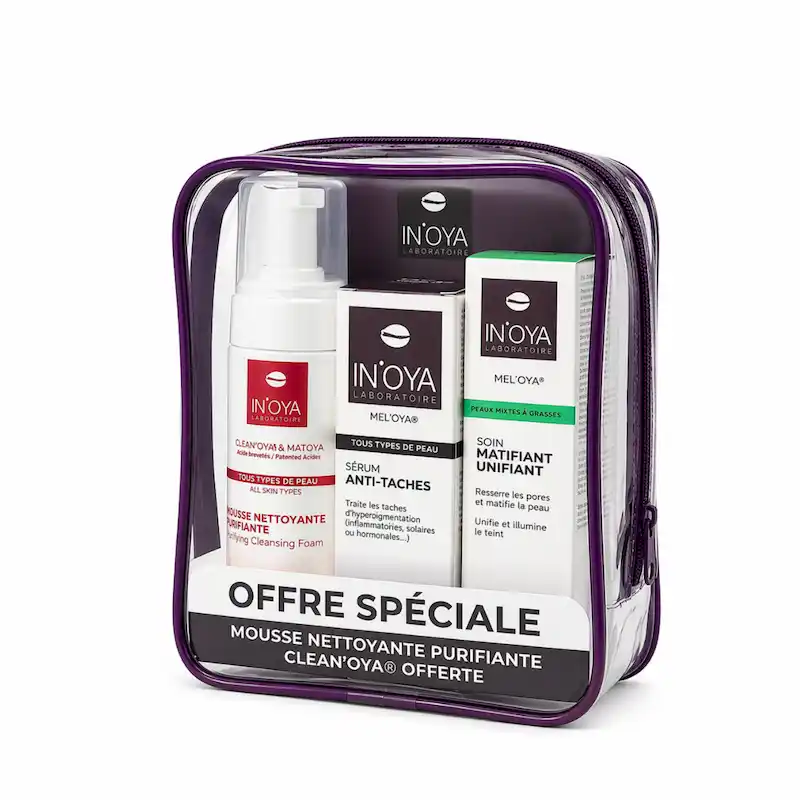 Trousse Soins Anti-Taches Peau Grasse - IN'OYA Offre Spéciale