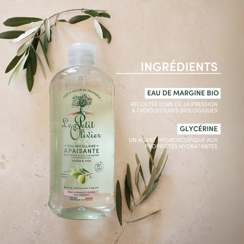 Eau Micellaire Démaquillante Visage & Yeux Sensibles