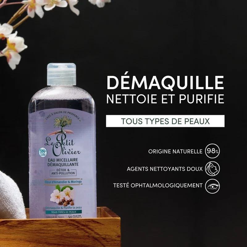 Eau Micellaire Démaquillante Detox & Anti-Pollution
