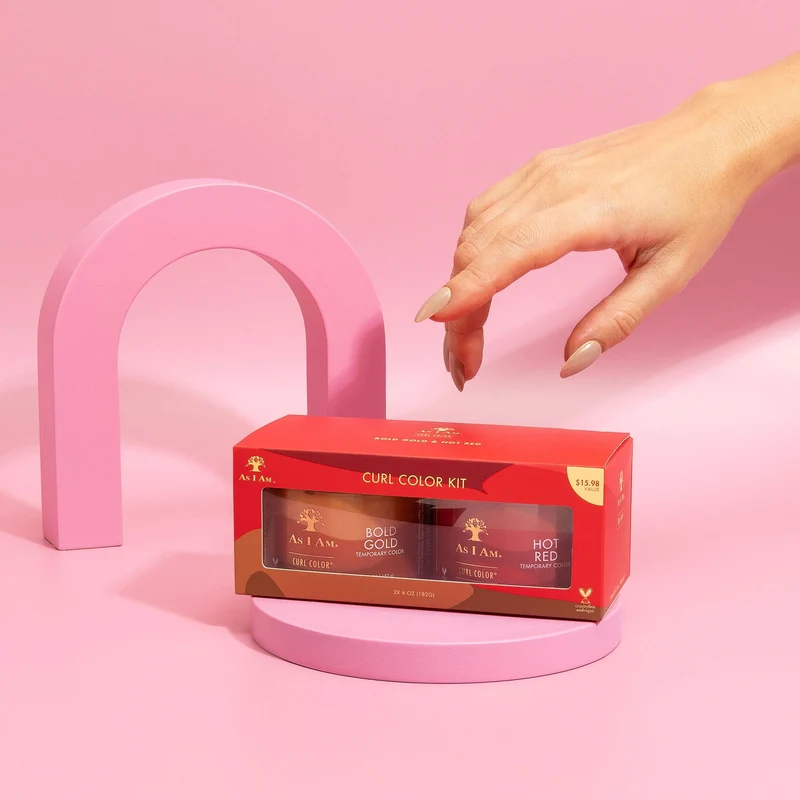 Curl Color Kit Bold Gold & Hot Red