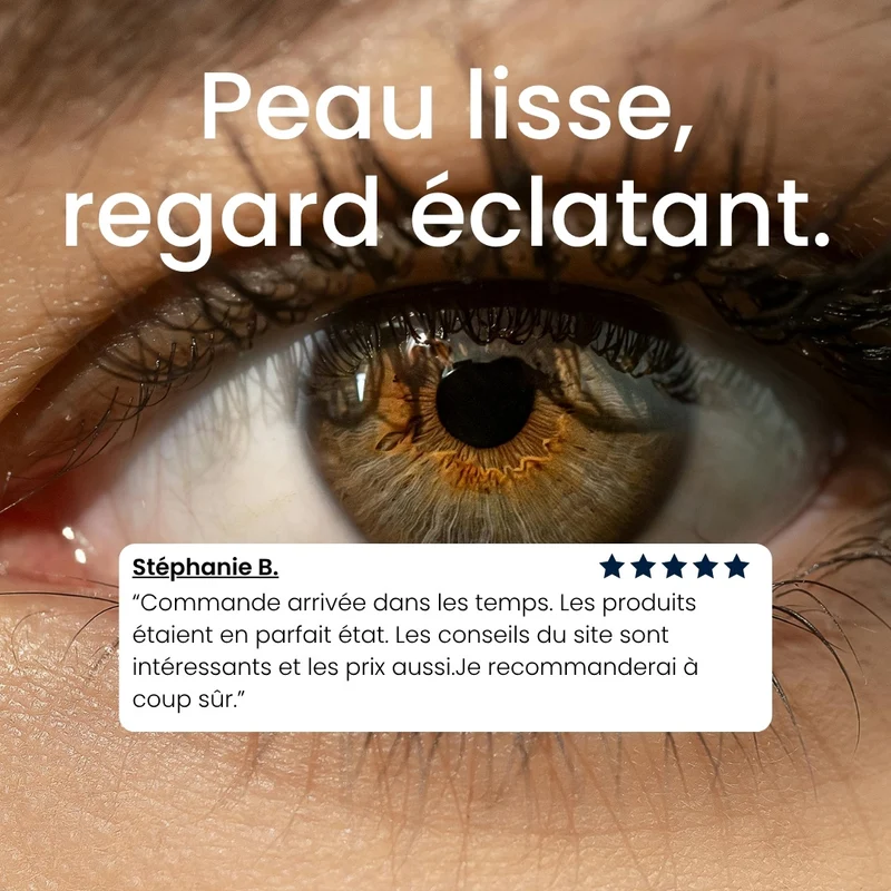 Authentique - Roller Gua Sha Premium anti-rides pour les yeux