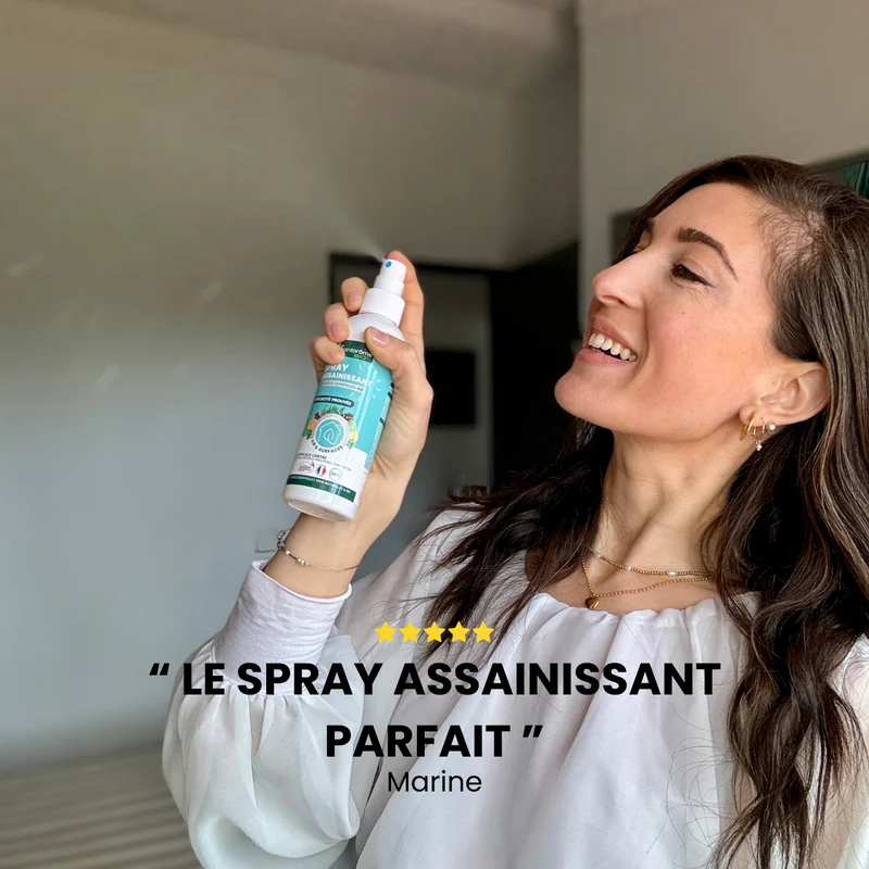 Spray Assainissant aux huiles essentielles Bio - 100 ml