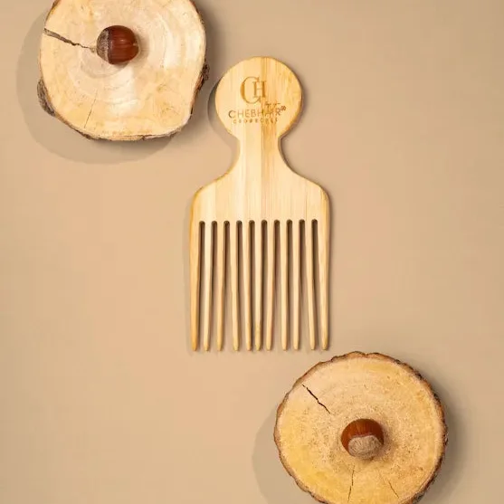 Peigne Afro en Bambou - Chebhair