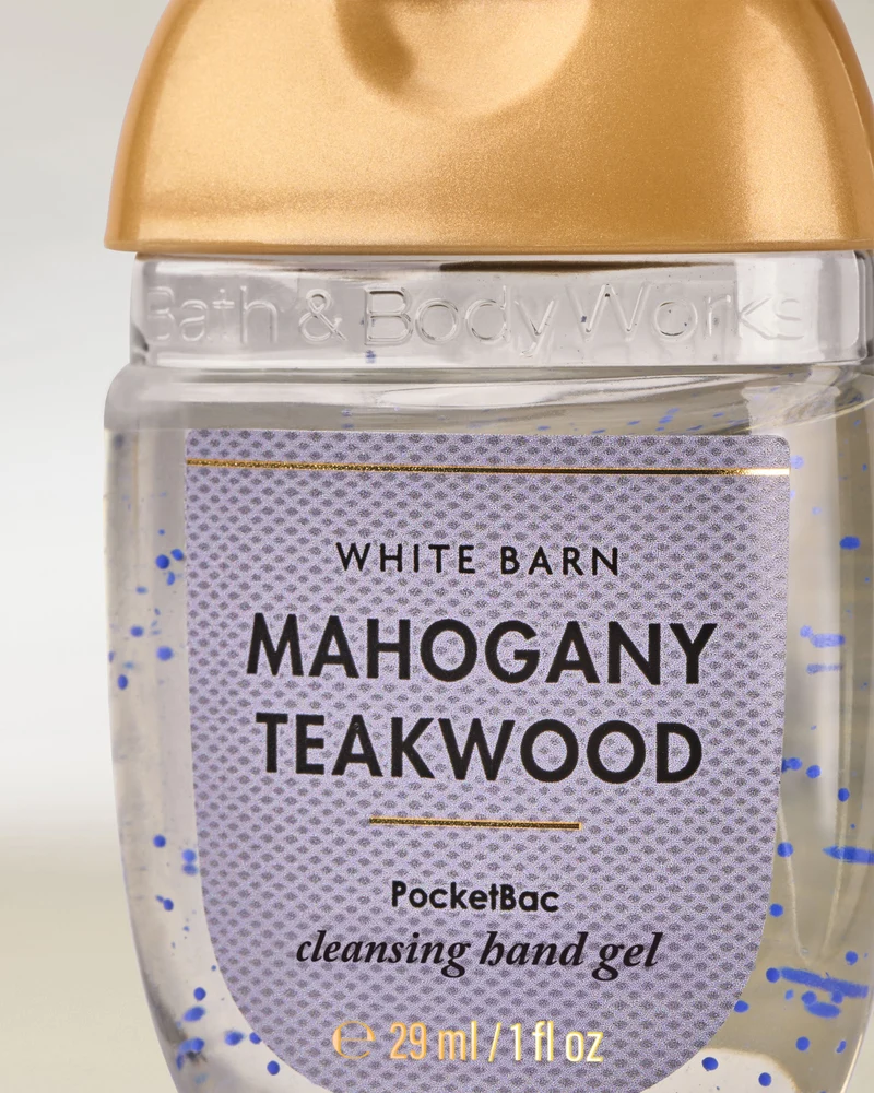Mahogany Teakwood PocketBac Cleansing Hand Gel