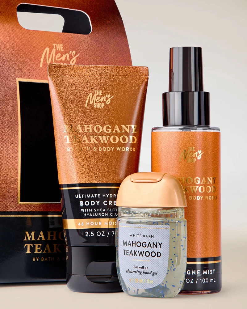 Mahogany Teakwood Gift Set