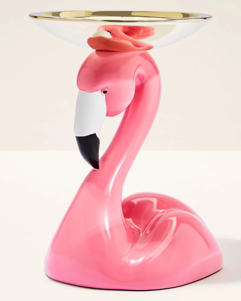 Flamingo Head 3-Wick Candle Holder