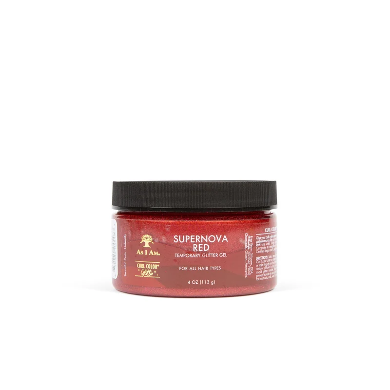 Curl Color Glitter Supernova Red