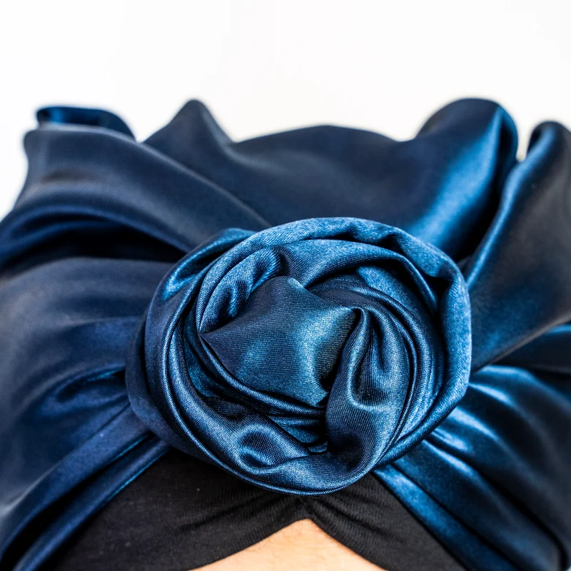 TURBAN EN SATIN