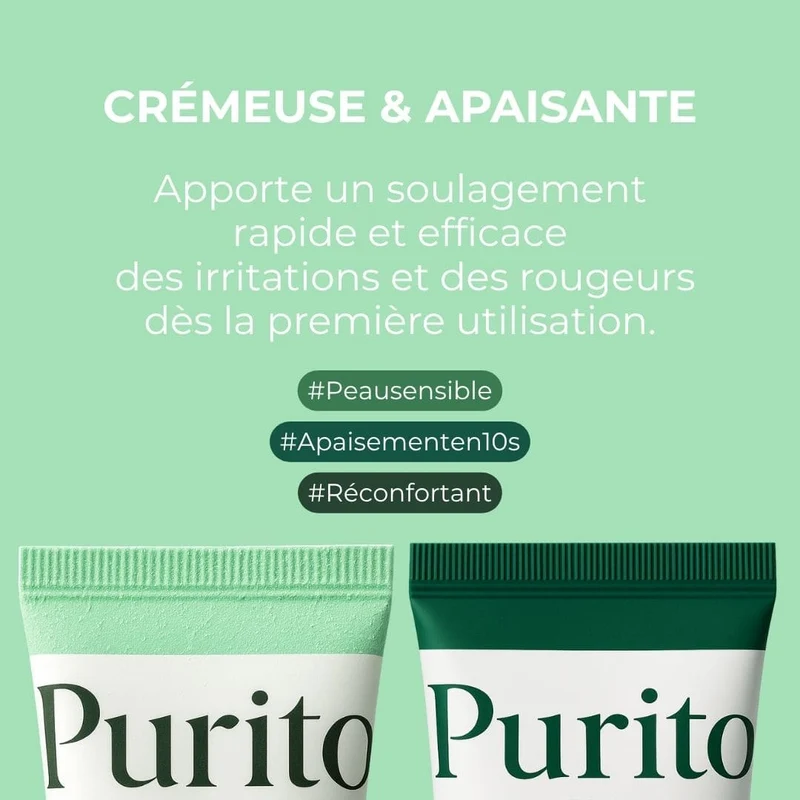 Purito SEOUL - Crème hydratante à la Centella Asiatica (originale ou sans parfum) - 50ml