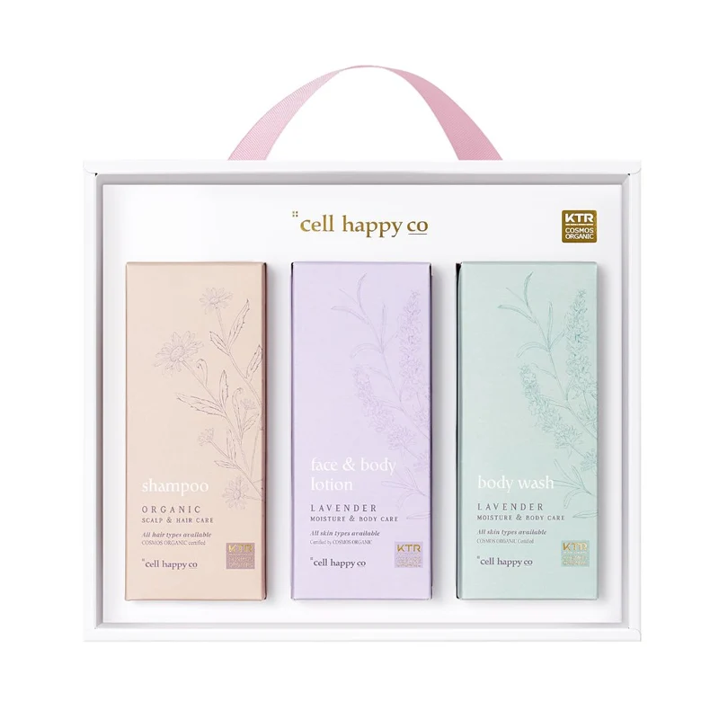 Cell Happy Co - Coffret cadeau de soins pour le corps et les cheveux