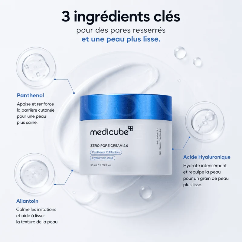 Medicube - Crème hydratante Zéro pore 2.0 - 50ml