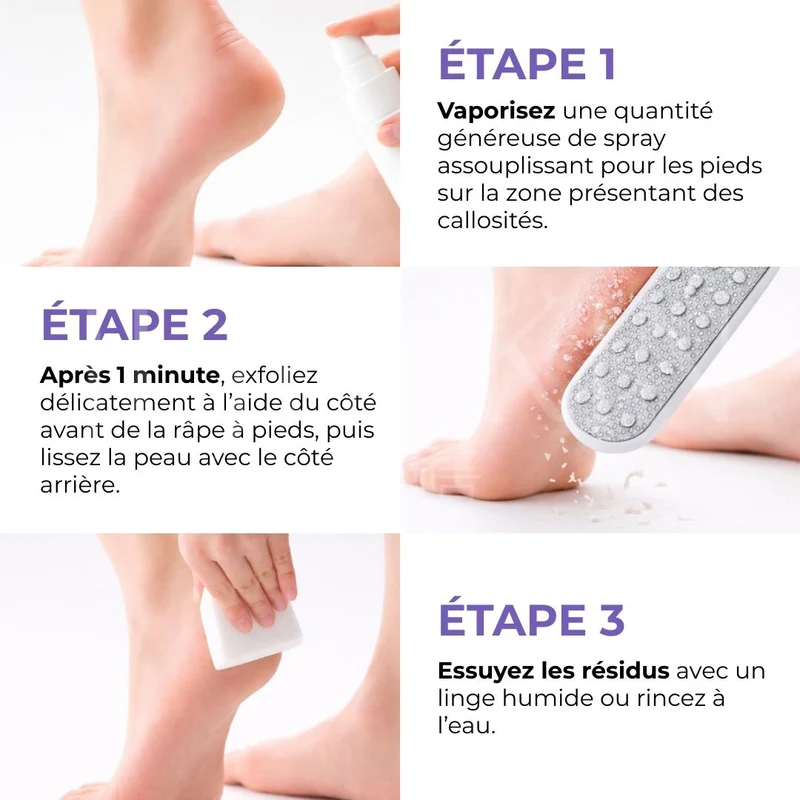 Baren - Kit adoucissant pour les pieds