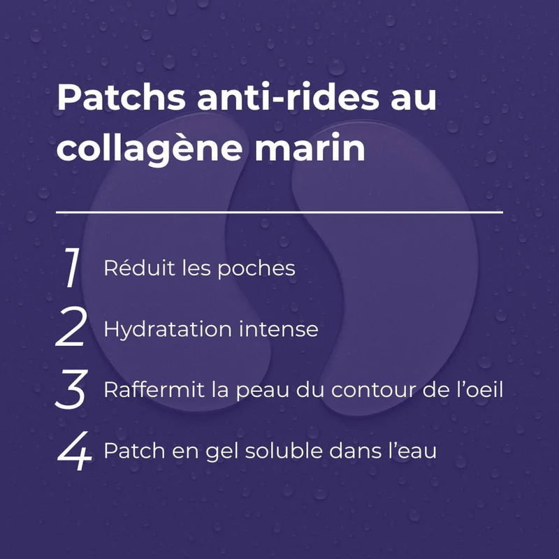 Mizon - Patchs anti-rides pour les yeux au collagène marin - 60 patchs