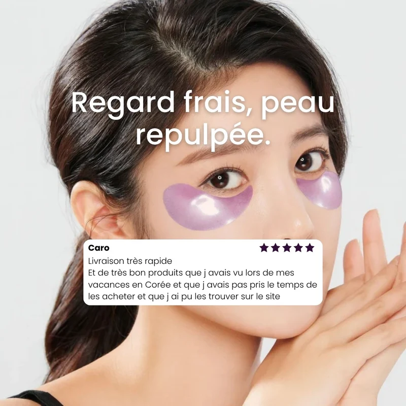 Mizon - Patchs anti-rides pour les yeux au collagène marin - 60 patchs