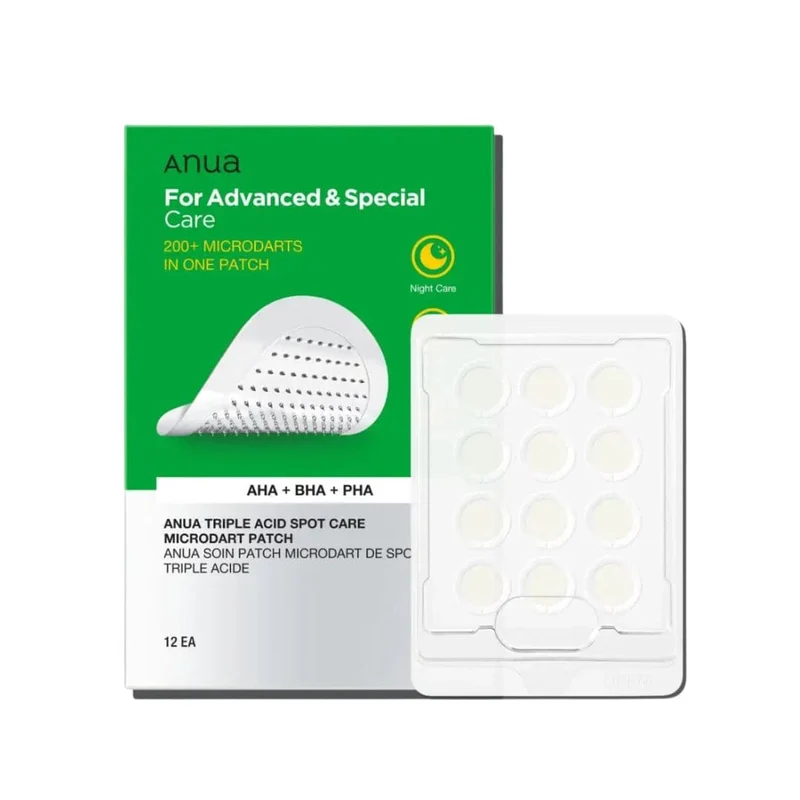 Anua - Patchs anti-imperfections micro-aiguilles - 12 patchs