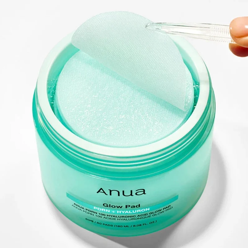 Anua - Pads éclaircissants à l’acide hyaluronique et au PDRN 100 - 60 pads