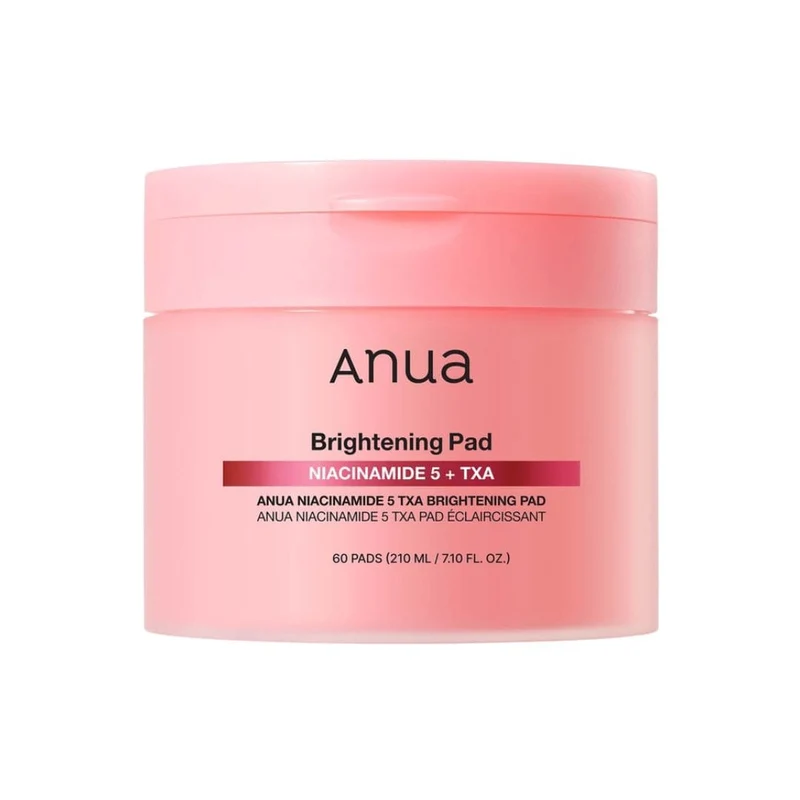 Anua - Pads éclaircissants à la niacinamide 5% et acide tranexamique - 60 pads