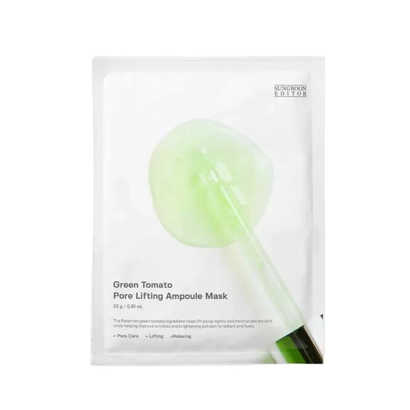Sungboon Editor - Masque en tissu liftant pour les pores à la tomate verte