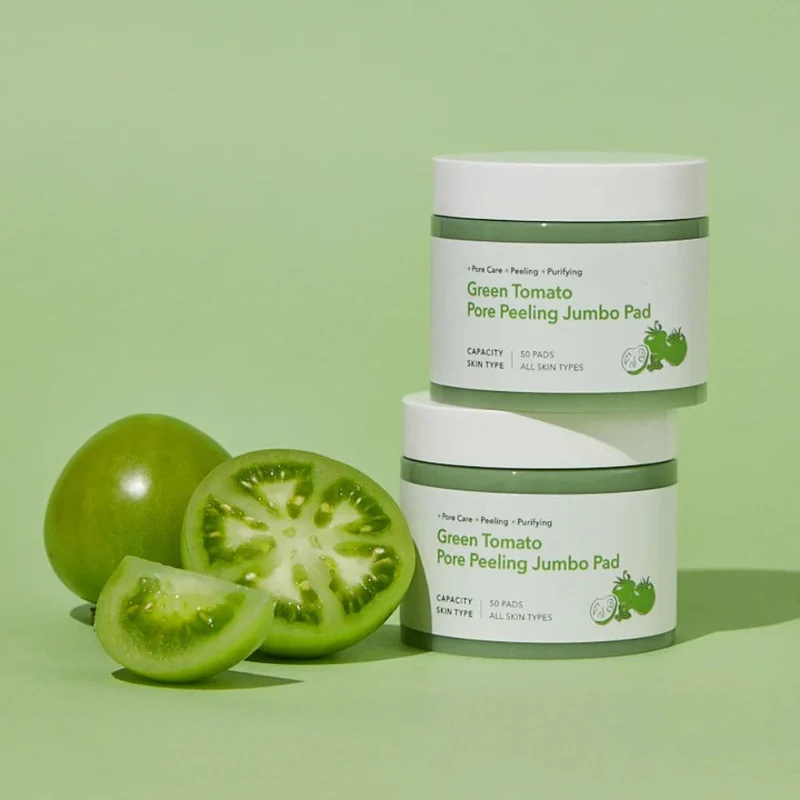 Sungboon Editor - Pads exfoliants Jumbo à la tomate verte - 60 pads