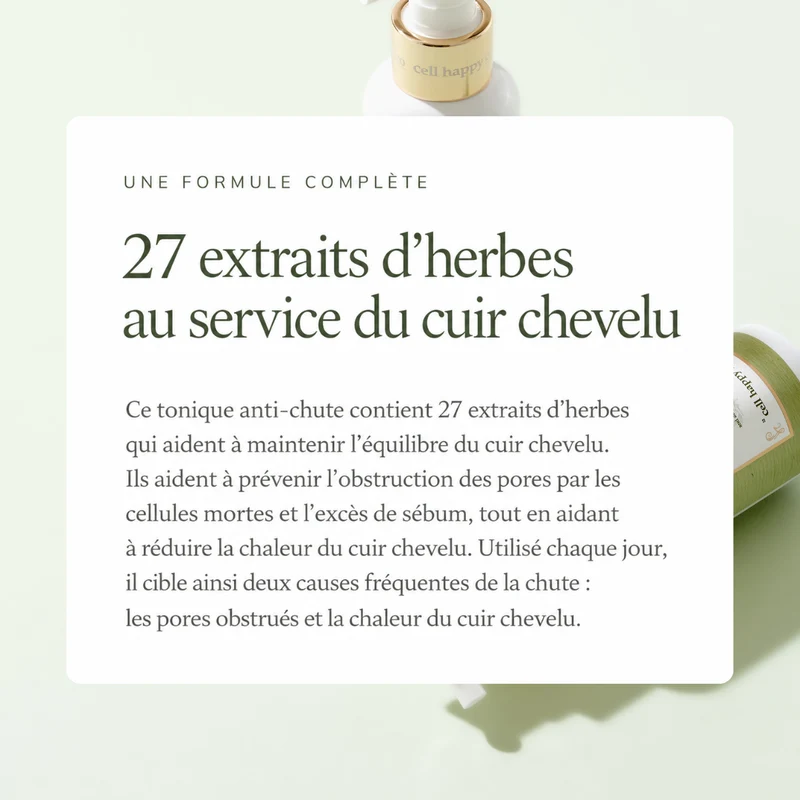Cell Happy Co - Toner anti-chute de cheveux - 120ml