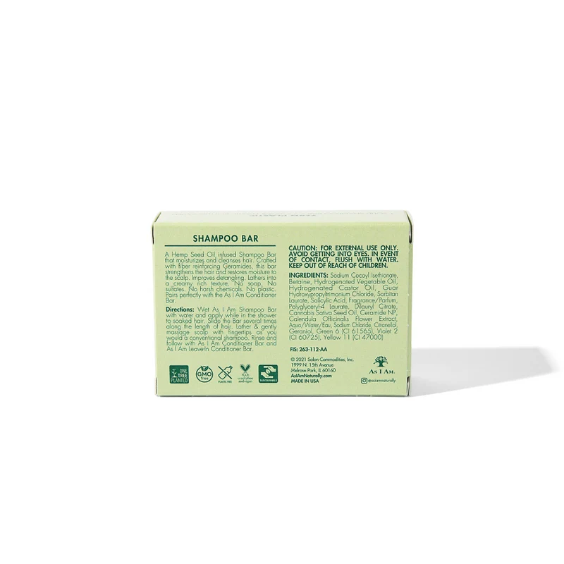 Shampooing à l'huile de graines de chanvre