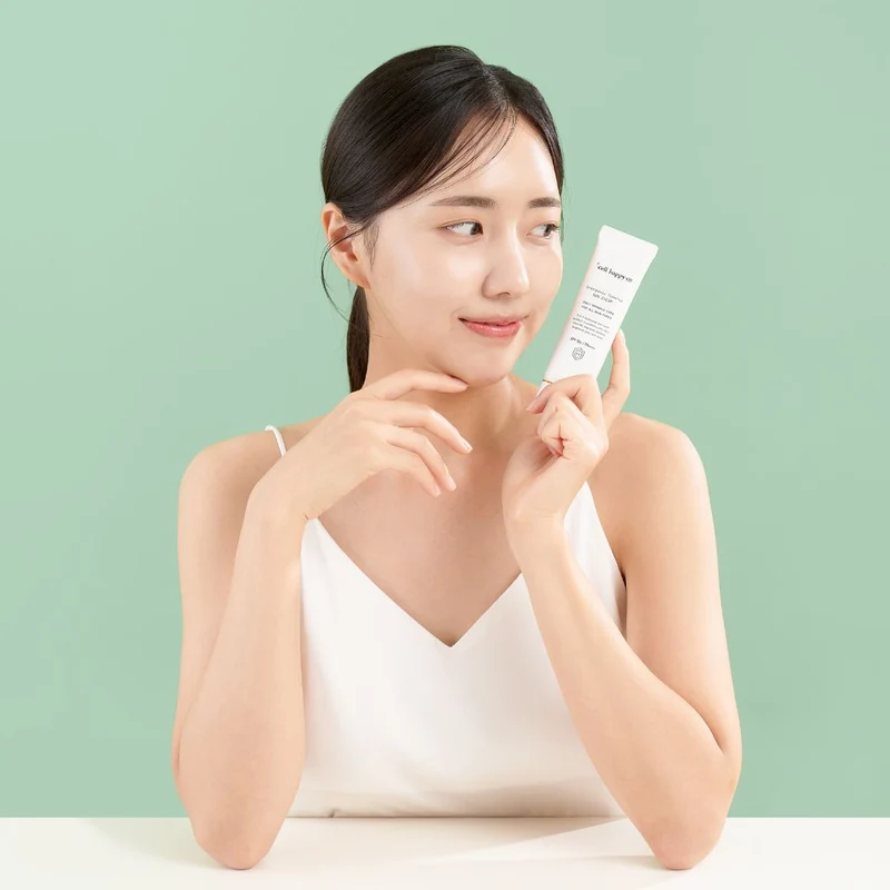 Cell Happy Co - Crème solaire hydratante et anti-rides SPF 50+ / PA++++ - 50g