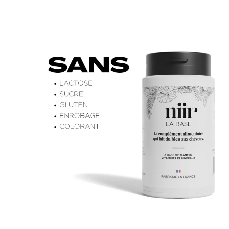 Complément Alimentaire Cheveux La Base Cure de 3 mois - NIIR