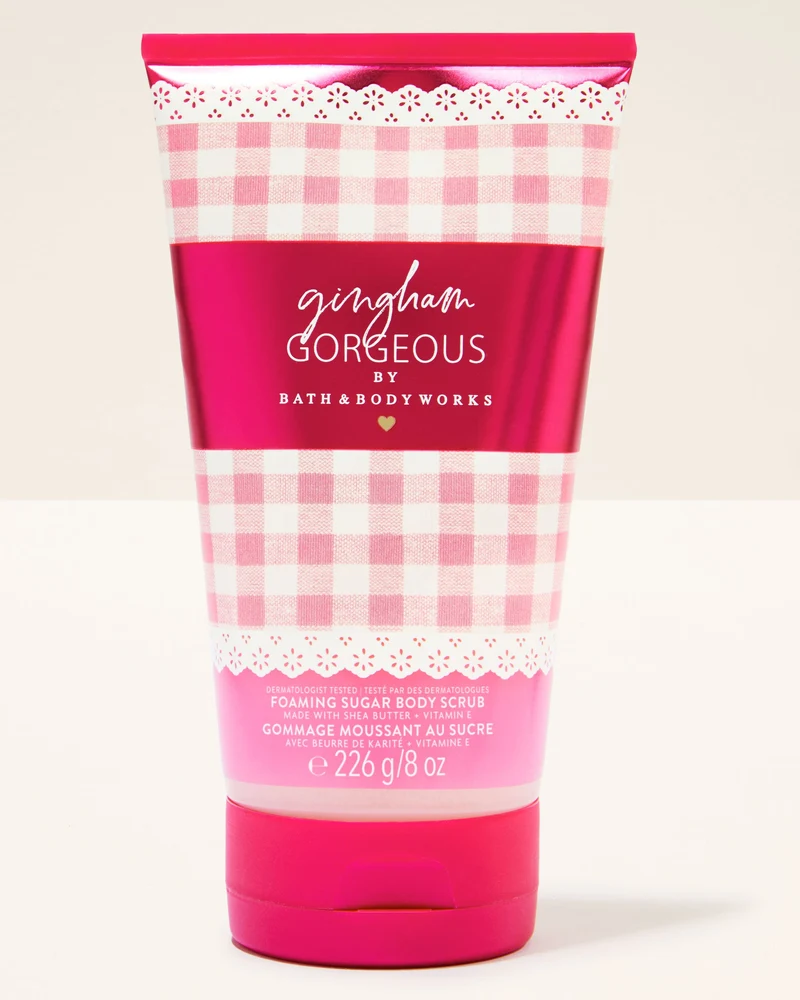 Gingham Gorgeous Foaming Sugar Body Scrub