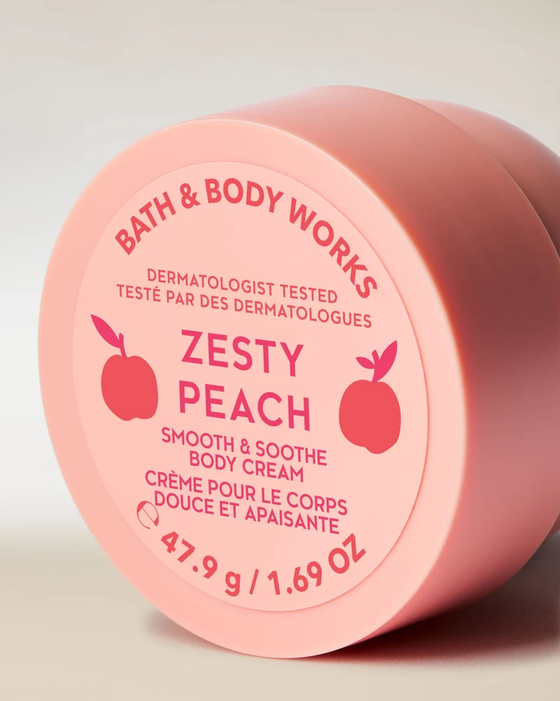 Zesty Peach Travel Size Smooth & Soothe Body Cream