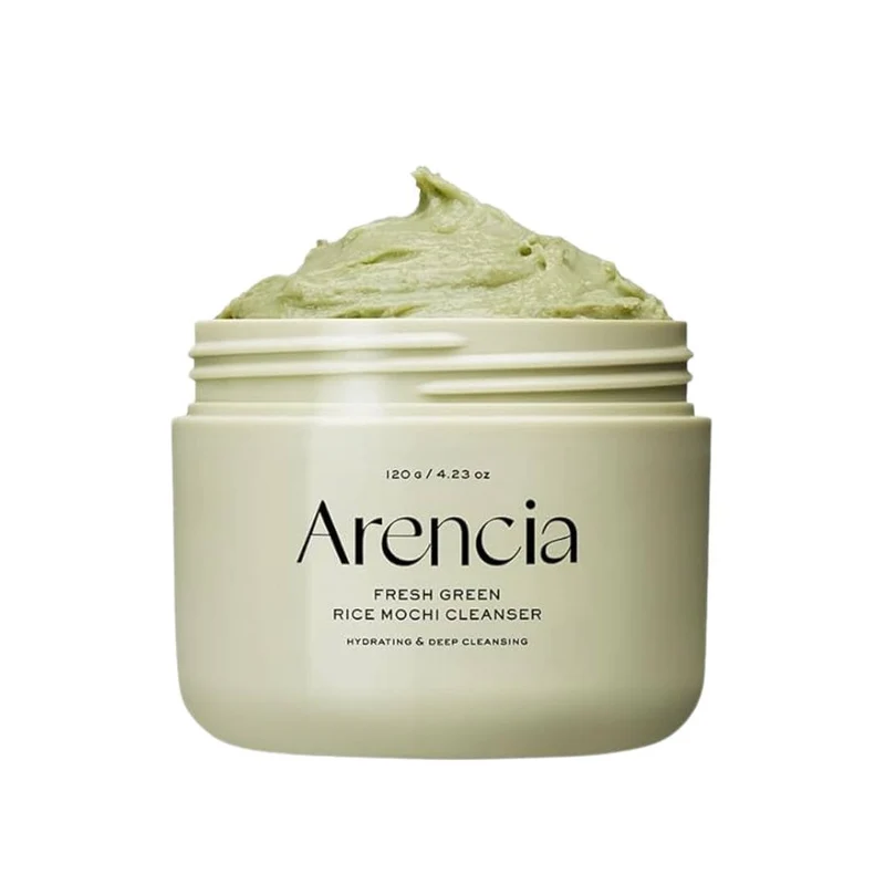 Arencia - Nettoyant purifiant au riz vert, texture mochi - 120g