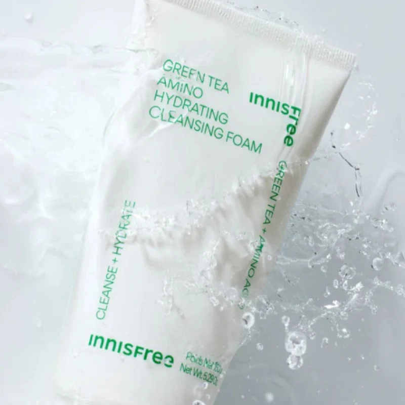 Innisfree - Mousse nettoyante aux Acides Aminés et au thé vert – 150ml