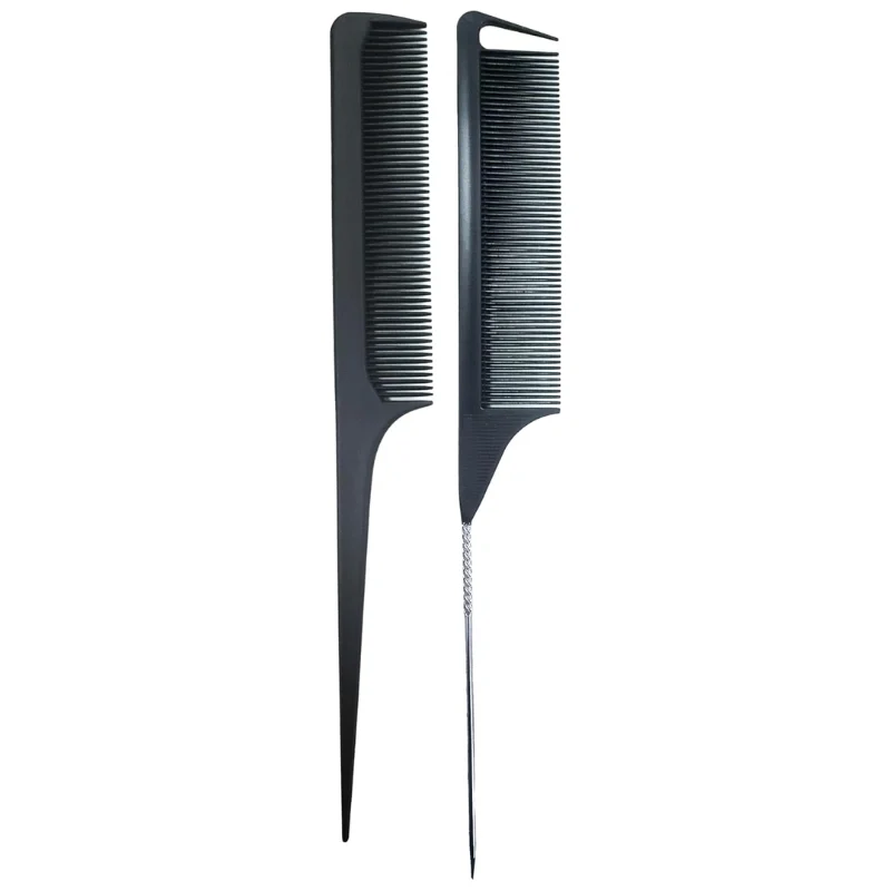 Lot de 2 Peignes Carbone à Queue - Evolve