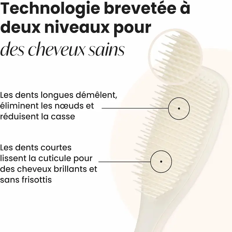 Brosse Ultimate Detangler Matte Porcelain Cream - Tangle Teezer