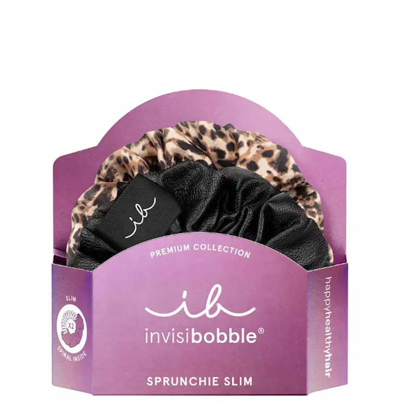 Sprunchie Slim Premium Leo is the New Black X2 - Invisibobble