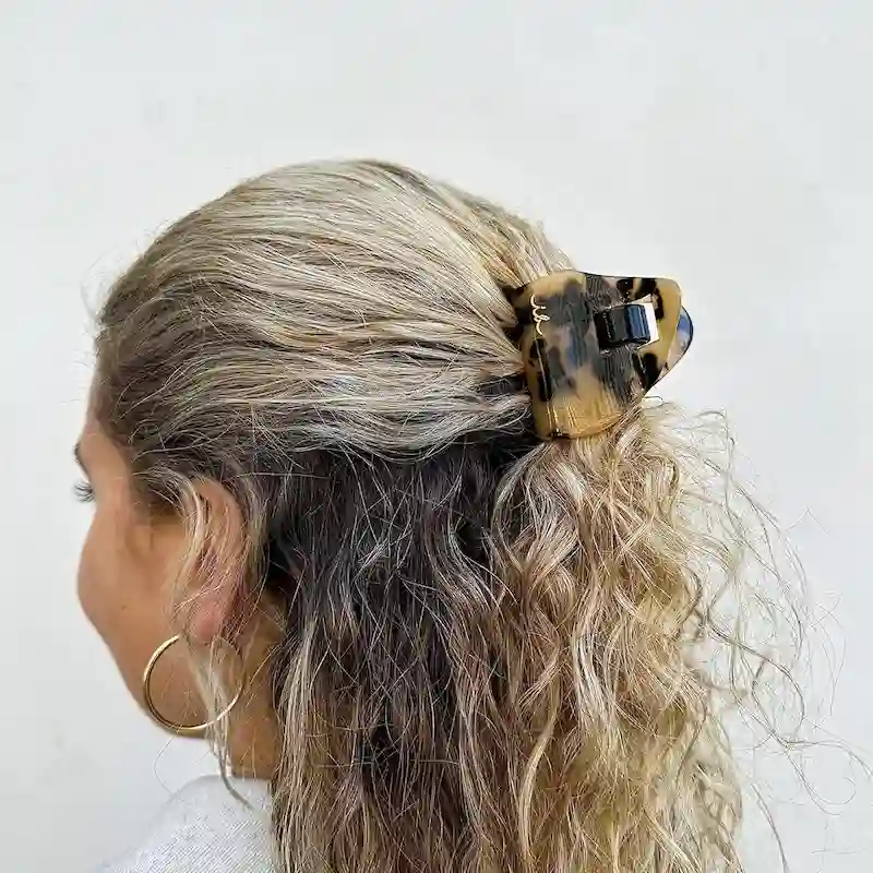 Pince à Cheveux Leopard Sans métal Everclaw - Invisibobble