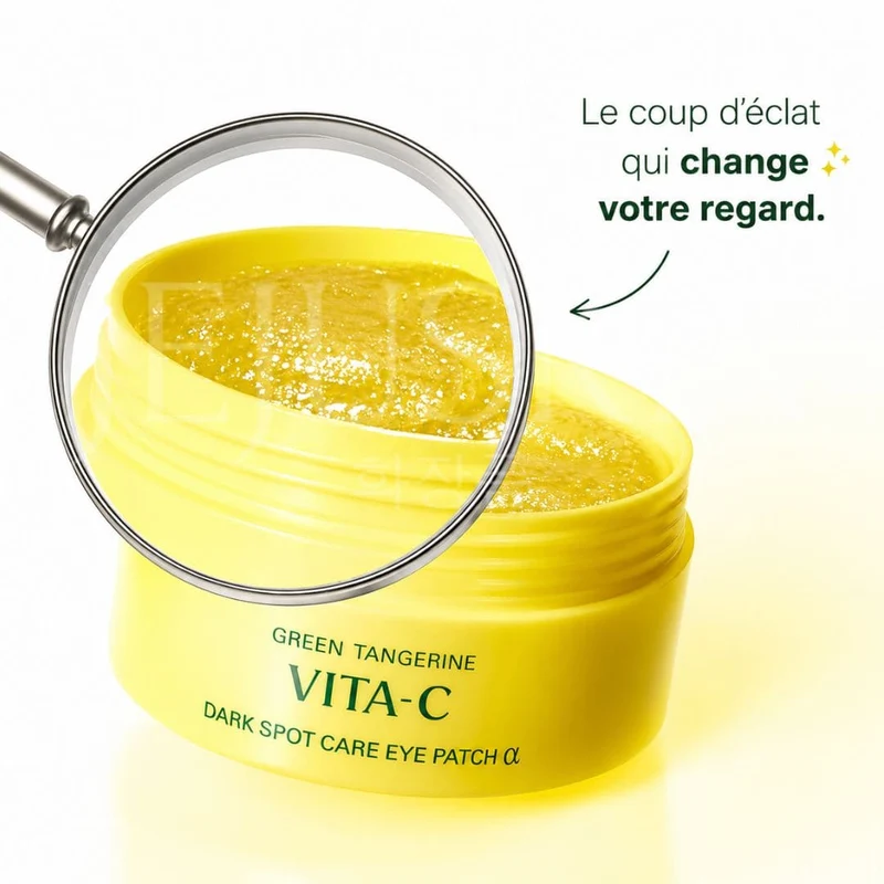 Goodal - Patchs en gel pour le contour des yeux à la vitamine C et mandarine verte - 60 patchs