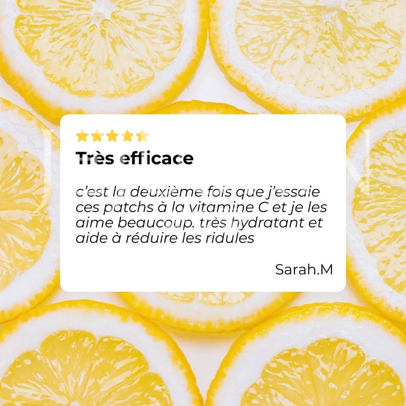 Goodal - Patchs en gel pour le contour des yeux à la vitamine C et mandarine verte - 60 patchs