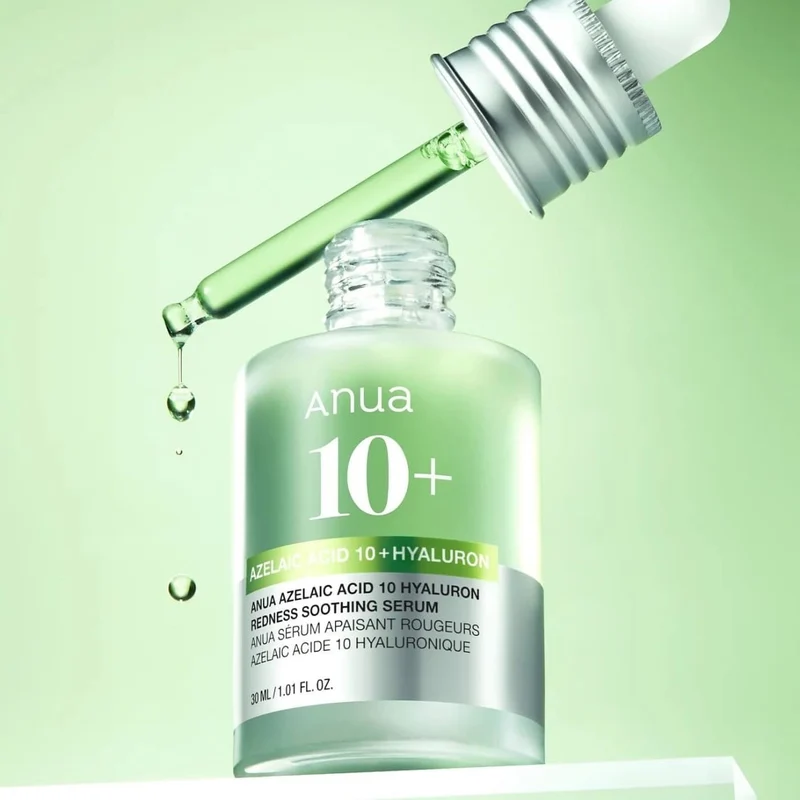 Anua - Sérum apaisant anti-rougeurs à l'acide Azélaïque 10 et à l'acide Hyaluronique - 30ml